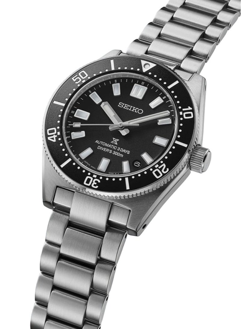 Seiko ساعة سيكو بروسبكس الأوتوماتيكية للغوص "تراث 1965" SPB453J1، 40 مم، قرص أسود، سوار من الفولاذ المقاوم للصدأ، مقاومة للماء حتى 300 م - Image 1