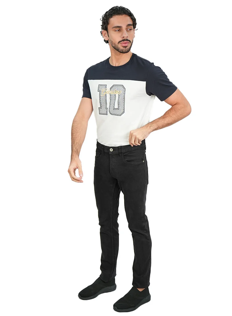 جيوردانو Men’s Skinny Taper Low Rise Stretch Denim Jeans