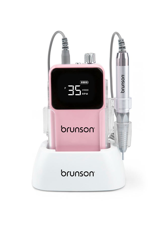 brunson Nail Drill Machine Electric Nail Drills Electric Drill Machine File Polisher Manicure 35000Rpm  - Image 1