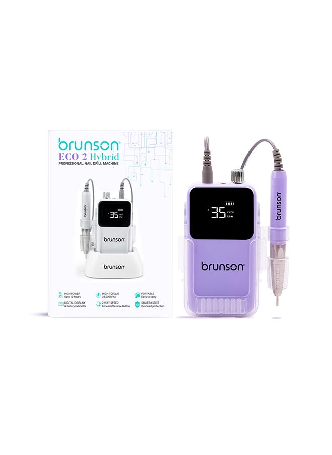brunson Nail Drill Machine Electric Nail Drills Electric Drill Machine File Polisher Manicure 35000Rpm  - Image 2