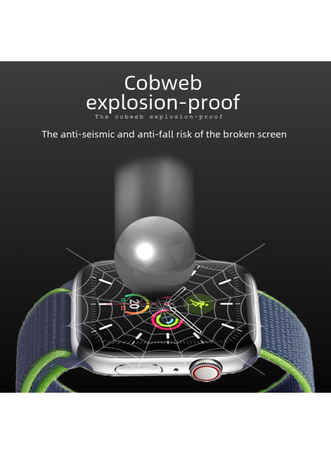 Suitable For IWatchSeries10 Apple Watch Hydrogel Film 46mm/45/41 Anti-peeping Edge Protection HD Soft-Color:Color Card Packaging-Dimensions:49mm（i Watch Ultra/Ultra2）