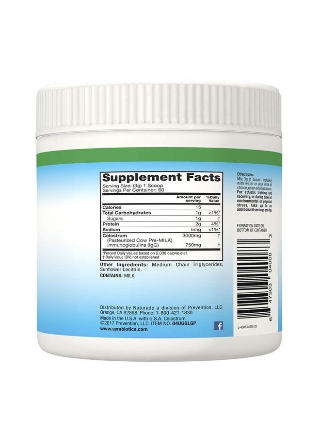 Symbiotics Colostrum Plus Powder Supplement for Immunity Support, 6.3 Ounces (180 g)  - Image 2