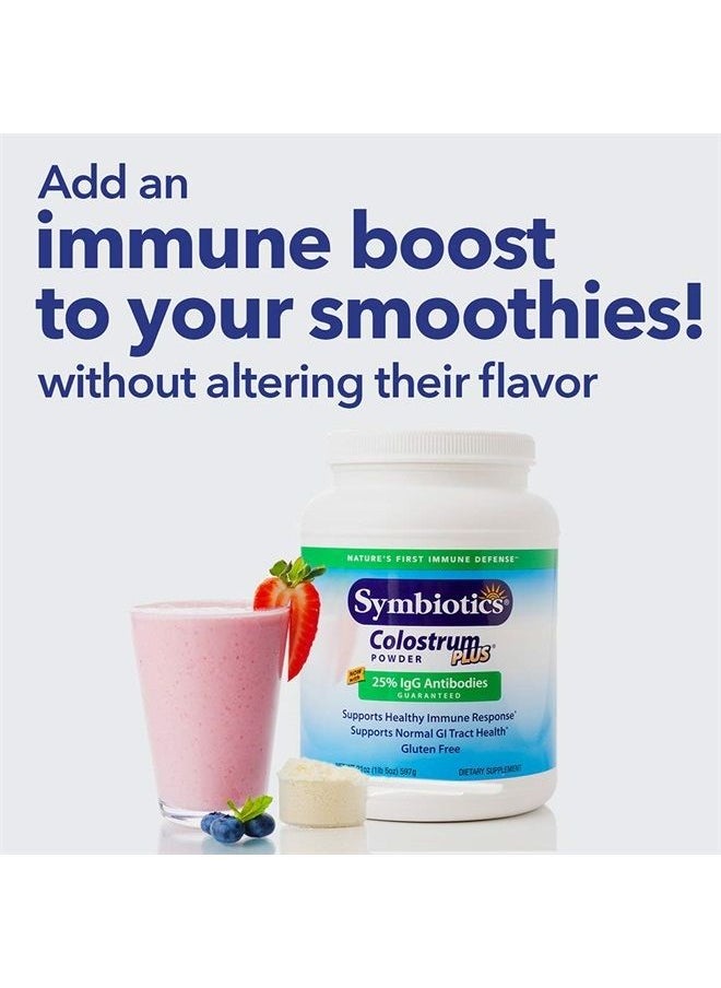 Symbiotics Colostrum Plus Powder Supplement for Immunity Support, 6.3 Ounces (180 g)  - Image 4