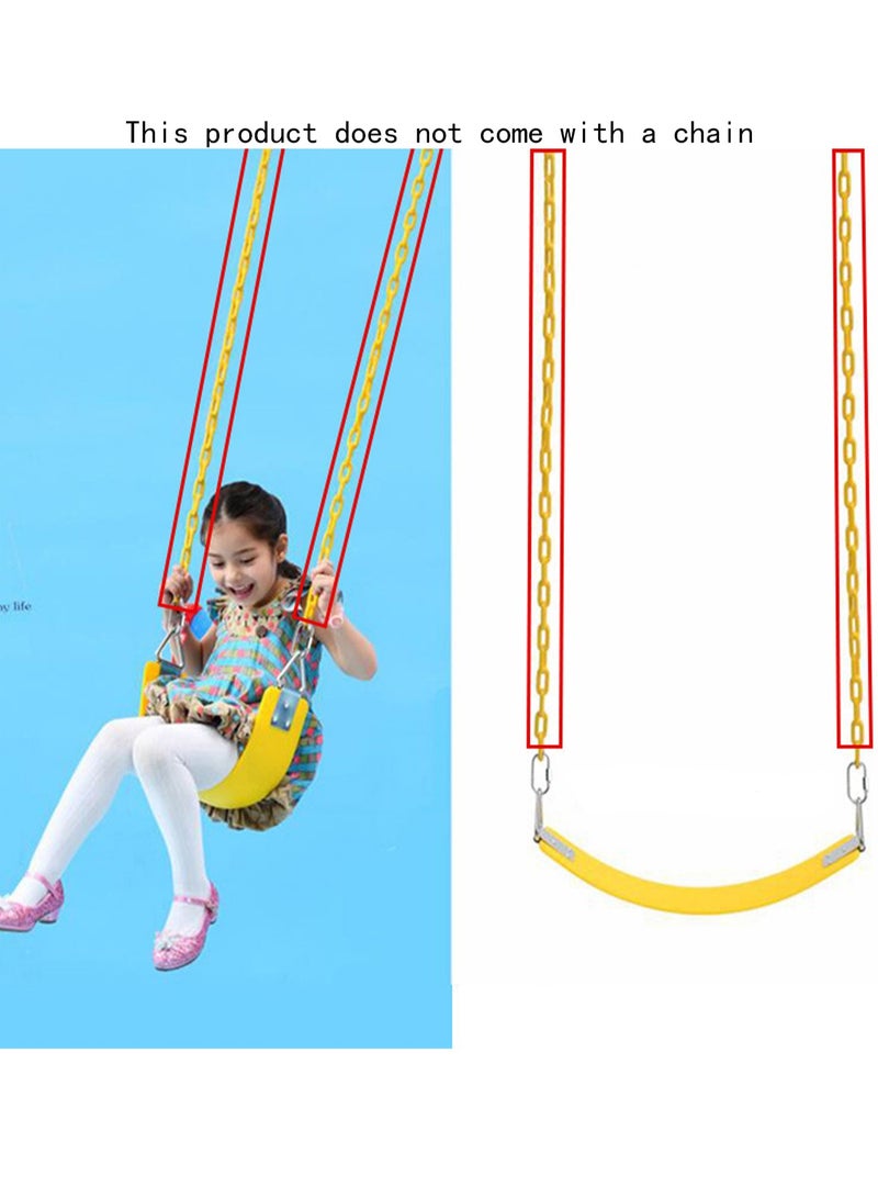 Red Plain Swing Seat, 77x15cm Yard Equipment, Suitable For Kids And Adults Metal Triangle Ring (113kg/250lb Weight Limit)  - Image 3