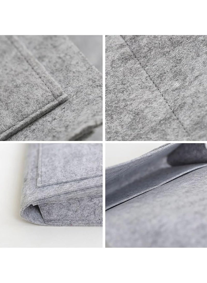 Oasisgalore 2PCS Felt Bedside Storage Organizer for Bed and Sofa - Image 5