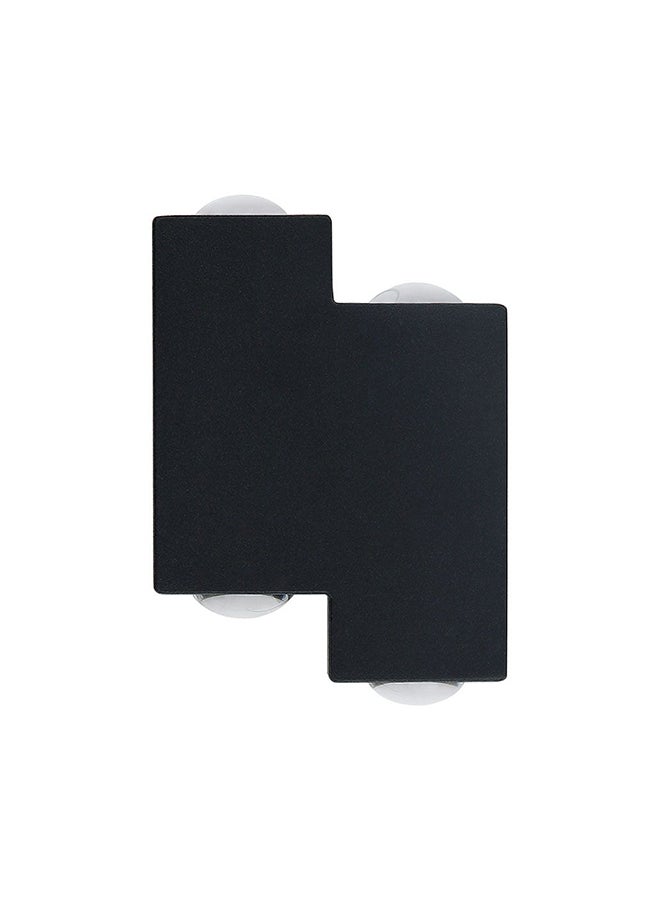DANUBE HOME Milano Outdoor Wall Lights - 2-Way LED Up & Down Light - Durable Aluminum Construction - Stylish Outdoor Lighting for Patios, Gardens, and Walkways - 23115-2W-2Way-Ww-Blk - 1 Year Warranty