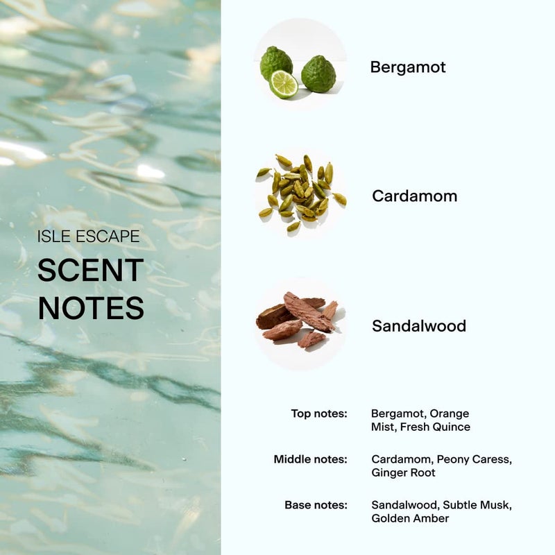 Skylar Isle Escape Eau de Parfum - Hypoallergenic & Clean Perfume for Women & Men, Vegan & Safe for Sensitive Skin - Fresh Perfume with Notes of Bergamot, Cardamom & Sandalwood - 10mL /0.33 Fl oz - Image 3
