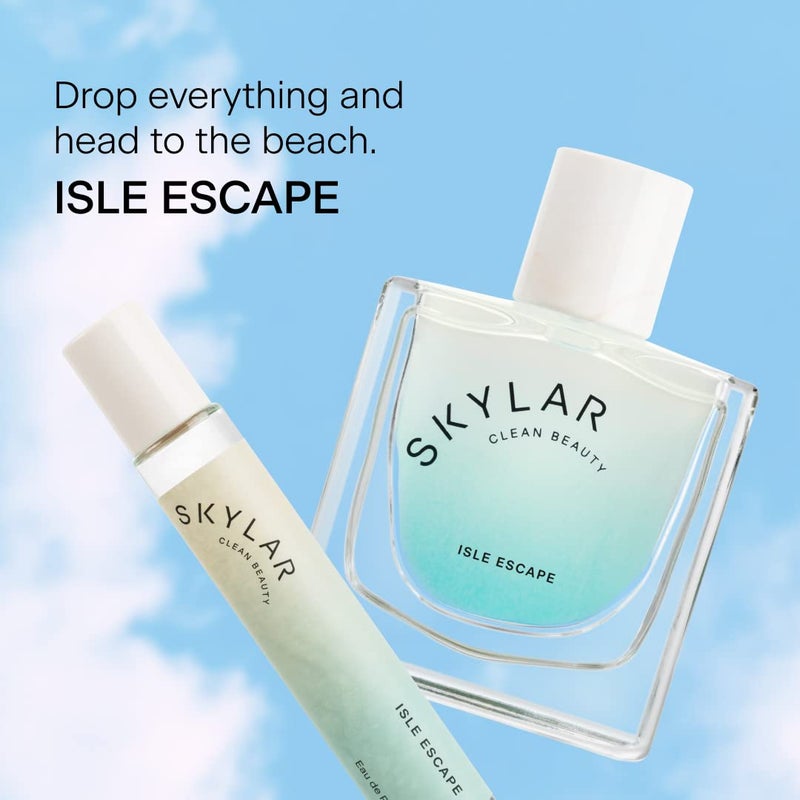 Skylar Isle Escape Eau de Parfum - Hypoallergenic & Clean Perfume for Women & Men, Vegan & Safe for Sensitive Skin - Fresh Perfume with Notes of Bergamot, Cardamom & Sandalwood - 10mL /0.33 Fl oz - Image 2