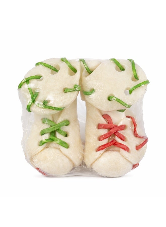 Duvo Bone Shoe Rawhide White Coloured Laces 2pcs - 6cm[Length - 6cm]