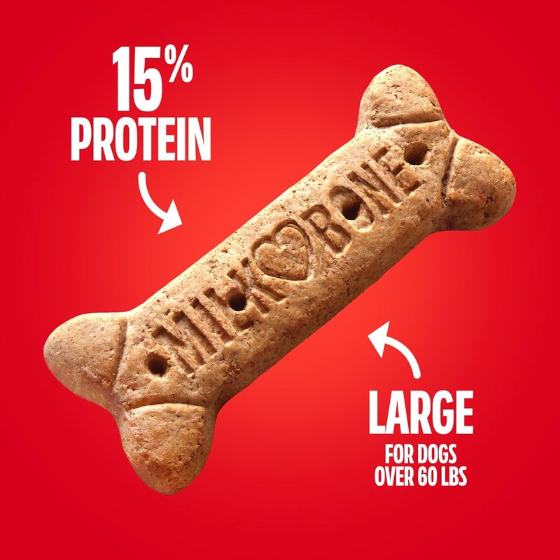 ميلك-بون بسكويت ميلك-بون الأصلي لعلاج الكلاب الكبيرة، 10 أرطال (قد يختلف التغليف) - Image 5