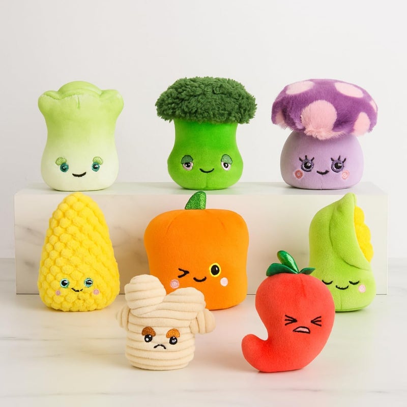 RUSS RBLV Series 1 Living On The Veg Stirfrys Medley Plush Toy, 3-Inch Size - Image 2