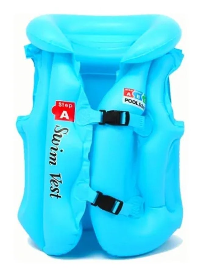 MUMS PLANET Inflatable Swimming Vest for Kids - Children's Life Jacket Lifesaving Vest Life Suit Children's Life Jacket Water Sports Life Jacket Children's Life Jacket  - Image 1