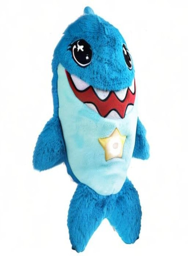 Ontel Star Belly Dream Lites, Stuffed Animal Night Light, Snuggly Blue Shark - Projects Glowing Stars & Shapes in 6 Gentle Colors, As Seen on TV - Image 4