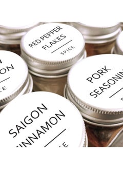 Premify 144 Spice Jar Labels 127 Preprinted White Round Labels And 17 Empty Labels Water Resistant Spice Stickers Labels Kitchen Spice Labels Seasoning Herb And Spice Rack Organization  - Image 4