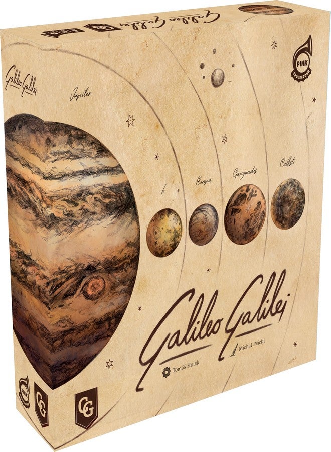 Capstone Games Galileo Galilei Board Game Action Drafting Euro Game for The Whole Family 1 to 4 Players Ageds 14 and Up - Image 1