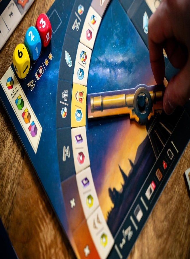 Capstone Games Galileo Galilei Board Game Action Drafting Euro Game for The Whole Family 1 to 4 Players Ageds 14 and Up - Image 4