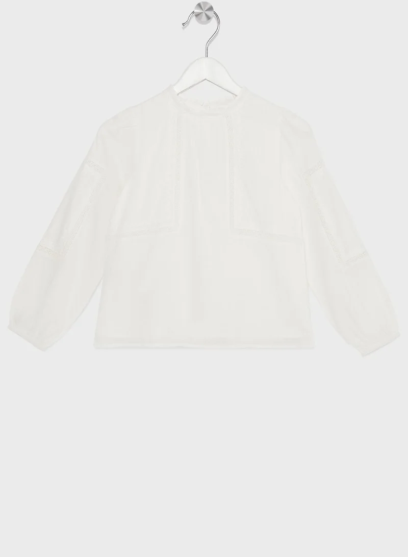 مانجو Kids Ballon Sleeve Top