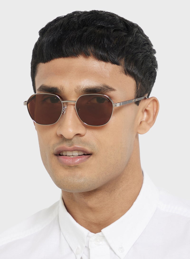GUESS Uv Protected Round Sunglasses - Image 5
