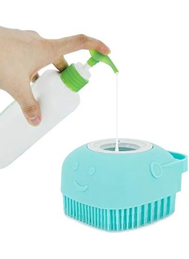 أوريتي فرشاة حمام سيليكون أخضر 8.5x5.5x7.9cm - Image 2