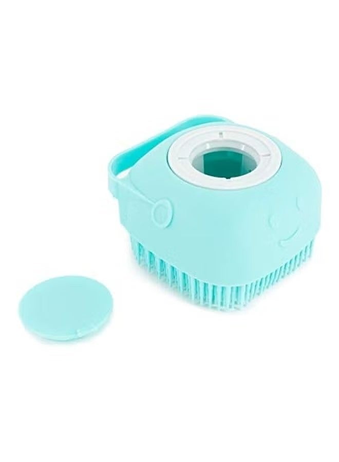 أوريتي فرشاة حمام سيليكون أخضر 8.5x5.5x7.9cm - Image 1