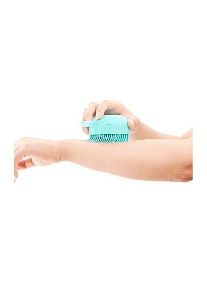 أوريتي فرشاة حمام سيليكون أخضر 8.5x5.5x7.9cm - Image 5