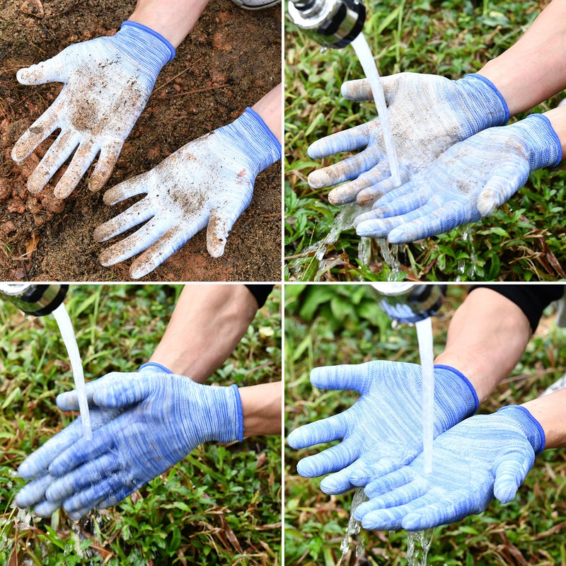 Nimalpal 6 Pairs Gardening Gloves for Women and Men Breathable Work Garden Gloves - Image 4