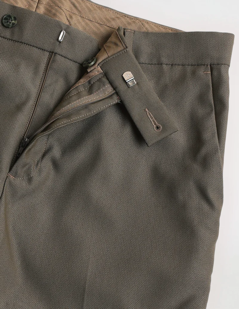 Arrow  Smart Flex Solid Trousers for Men | Best Price UAE
