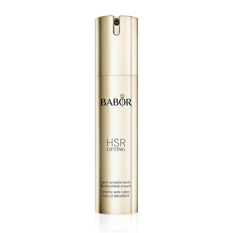 BABOR HSR Lifting Neck and Dcollet Cream Luxurious Anti Aging Cream to Minimize Lines and Wrinkles Evens Skin Tone Reduces Hyperpigmentation Tightening for Lifting Clean and Vegan