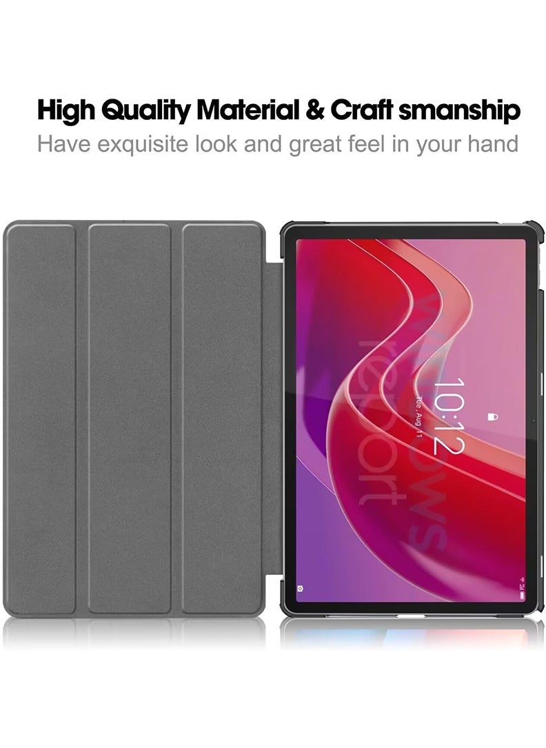 Theodor - Protective Flip Case For Lenovo Tab M11 (2024) With Trifold Stand Auto Wake Sleep Shockproof Cover Anti social social club - Image 1