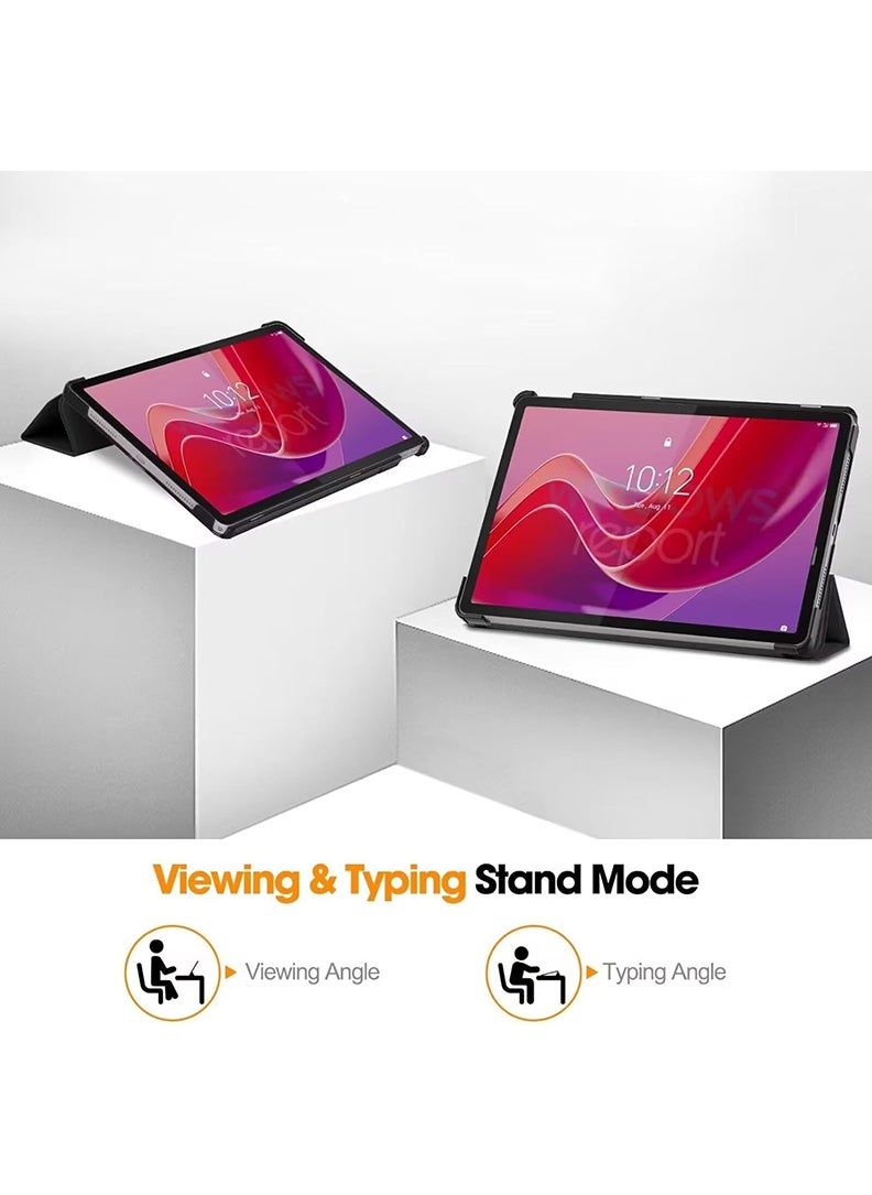 Theodor - Protective Flip Case For Lenovo Tab M11 (2024) With Trifold Stand Auto Wake Sleep Shockproof Cover Anti social social club - Image 1