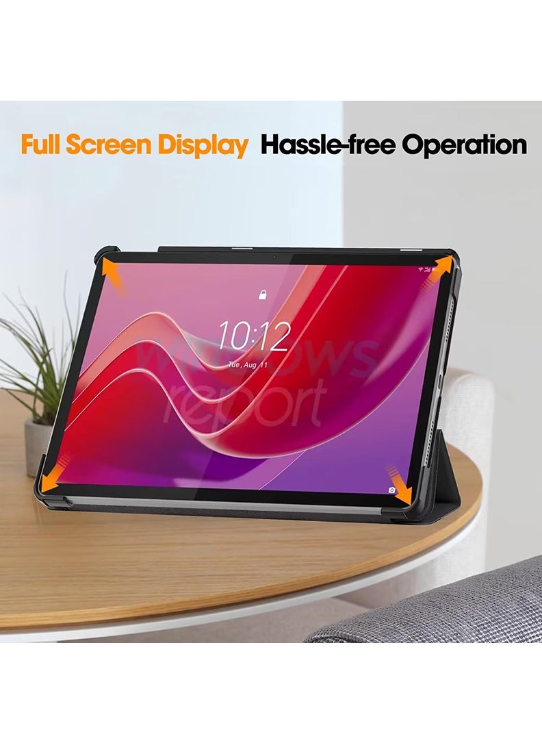 Theodor - Protective Flip Case For Lenovo Tab M11 (2024) With Trifold Stand Auto Wake Sleep Shockproof Cover Anti social social club - Image 1
