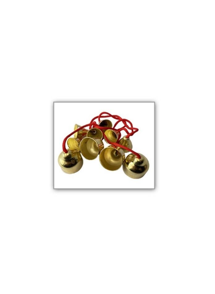 Red Rope Bell Ring The Bell Copper Percussion Hand Bell Small Metal Bell Bells Children Percussion Instrument Made of Copper Material