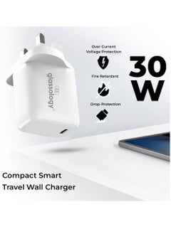 glassology 30W Fast USB C Charger Compatible with All iPhoneand Samsung Type-C Charger Plug Universal Travel Adapter USB-C Plug  - Image 2