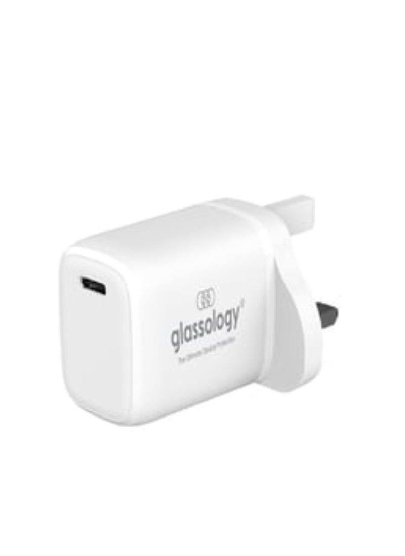 glassology - 30W Fast USB C Charger Compatible with All iPhoneand Samsung Type-C Charger Plug Universal Travel Adapter USB-C Plug - Image 1