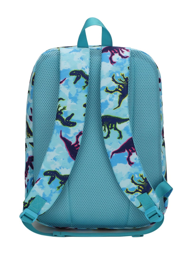 CUBS Dinosaur Print Waterproof Kids 28L Backpack with zip closure Ideal for 6-12 years age group, Compatible with 15" Laptop - Image 3