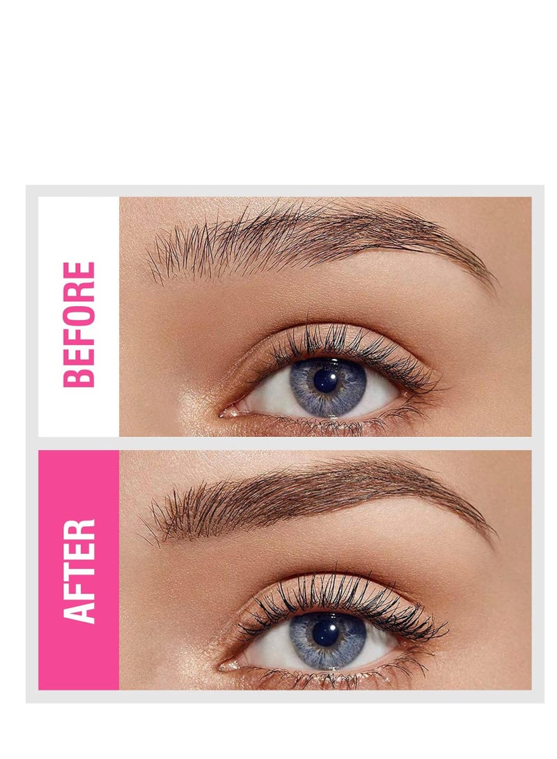 كيو اي سي قلم الحواجب ، قلم الحواجب 2 في 1 ثنائي الأطراف Microblading قلم الحواجب مع طرف شوكة دقيقة وفرشاة دقيقة تجعد الحواجب الطبيعية تشبه الشعر ، تدوم طوال اليوم (بني) - Image 2