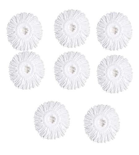 N M Z Microfiber Spin Mop Head Refill Easy Mop 8 - Image 5