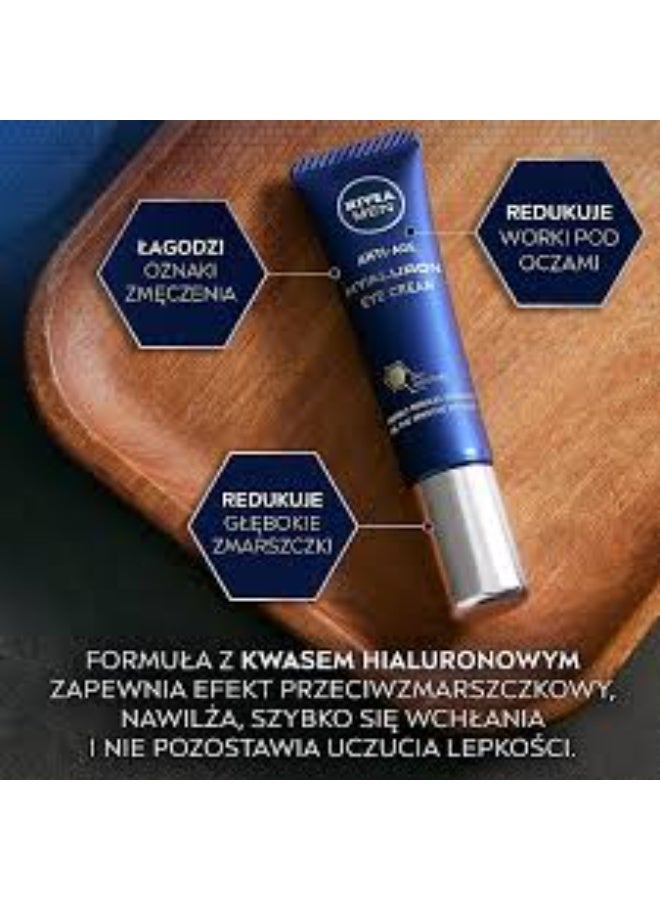 Nivea Men Anti-Age Hyaluron Eye Cream 15ml - Image 3