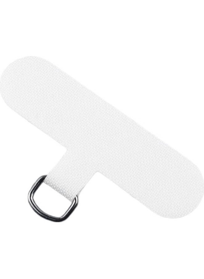 Dipple Dipuer [2-Pack] Phone Lanyard Stickers, Short Wrist Strap, Neck Strap, Shoe Strap, Long Clip, Phone Case Holder, Phone Clip, Phone Chain Pad, Anti-Loss Device, White - Image 3