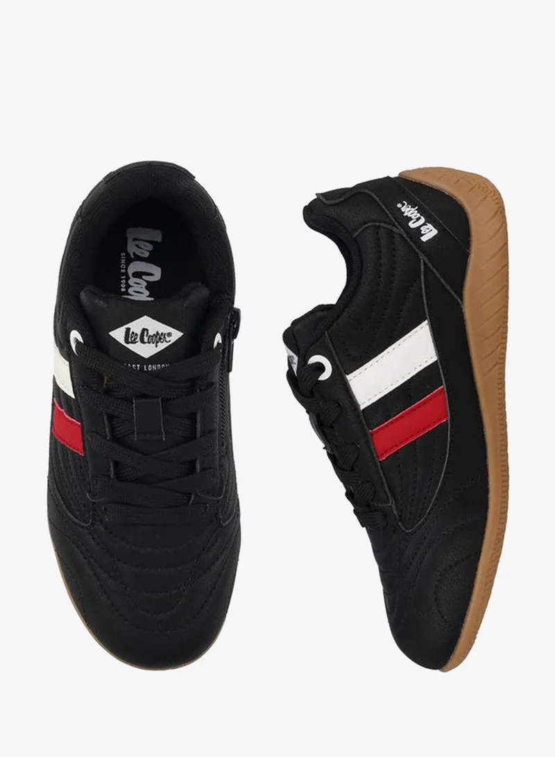 Boys Panalled Lace-Up Sneakers