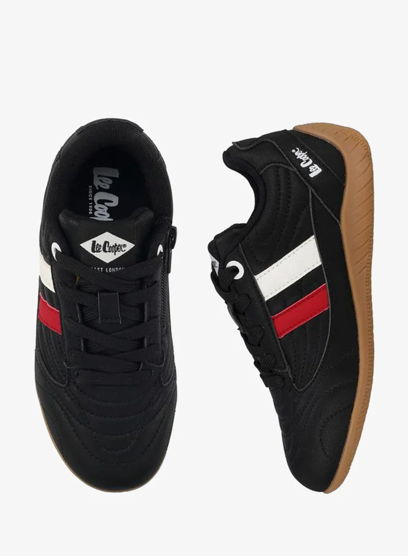 Lee Cooper BLACK Boys Panalled Lace-Up Sneakers for Men | Best Price UAE