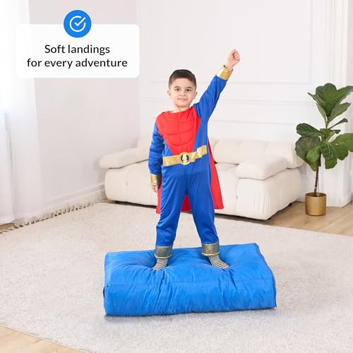 ODOXIA Crash Pad for Kids Sensory | Big 5Ft x 5Ft Or 3Ft x 4Ft | Autism Sensory Crash Mat for Jumping & Play | Crashpad | Soft Foam Landing Pad for Kids | Giant Pillow & Mat | Also Climbing & Gymnastics - Image 2