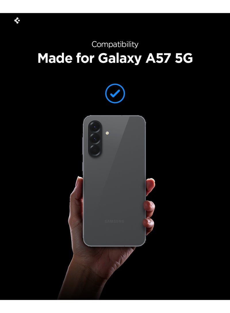 Spigen حماية شاشة GLAStR EZ Fit PRO لهاتف سامسونج جالاكسي A57 5G [عبوة 2] زجاج مقسى فاخر [معززة بالألمنيوم] مقاومة للصدمات | محاذاة تلقائية | متوافقة مع الجرابات - عبوة 2 - Image 2