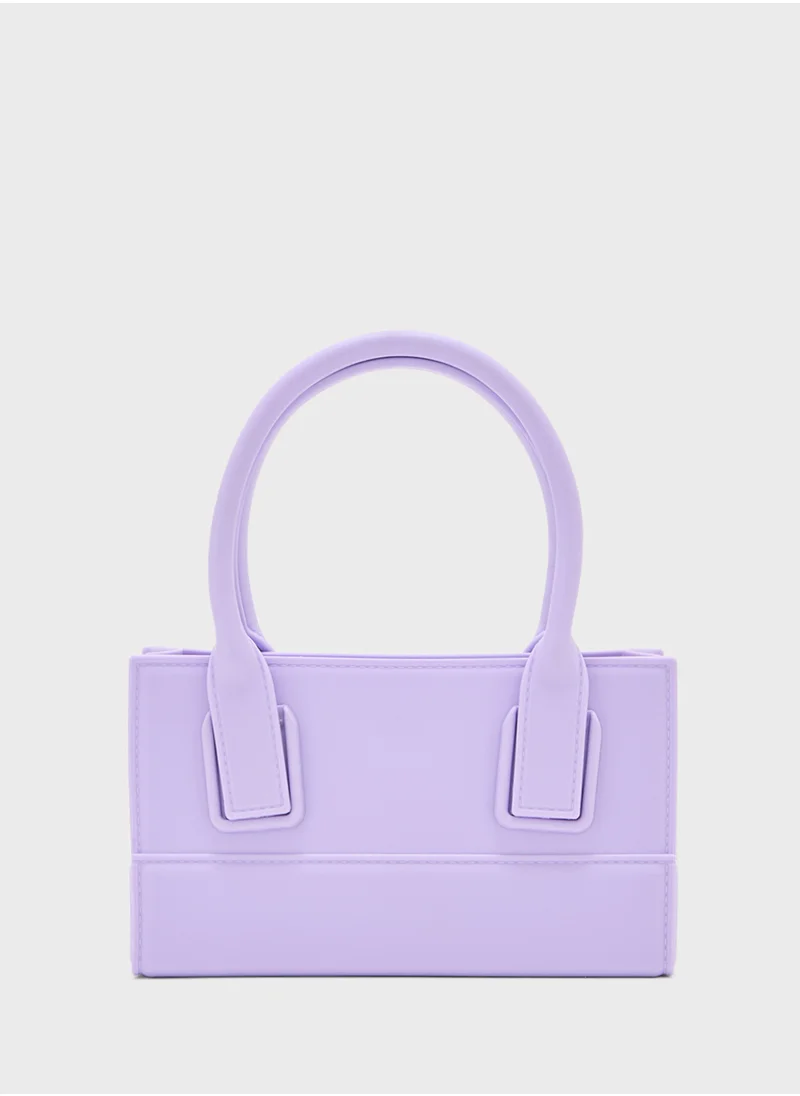 Ginger Pop Color Minimalist Satchel Bag