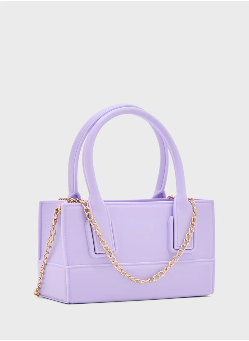 Ginger Pop Color Minimalist Satchel Bag