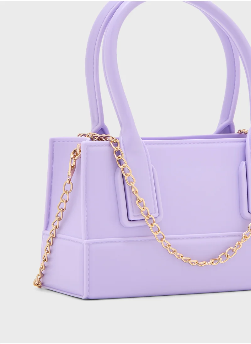 Ginger Pop Color Minimalist Satchel Bag