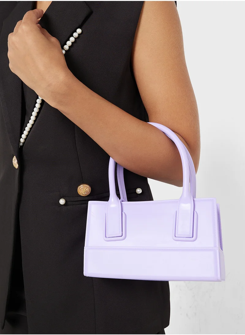 Ginger Pop Color Minimalist Satchel Bag