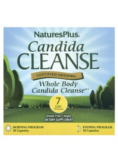 Natures Plus NaturesPlus, Candida Cleanse, 7 Day Program, 2 Bottles, 28 Capsules Each  - Image 1