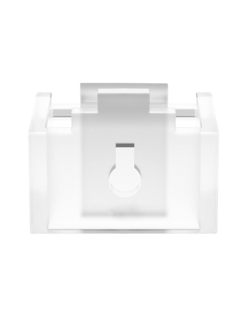 SYOSI 10Pcs RJ45 Port Lock Set with 1 Key, Locking RJ45 Port and Dust Blocker, Transparent Dust Cover Caps, Female Port Plug Protectors, Compatible with Computers, TVs, Routers, and Other RJ45 Devices  - Image 5