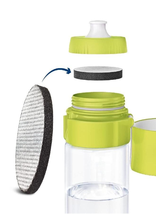 BRITA - Fill And Go Vital Water Filter Bottle, Lime, Pack Of 1 - Image 1